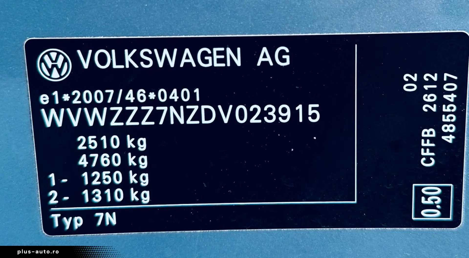 VOLKSWAGEN SHARAN 7 Locuri   FAB 01-2013   2.0 DIESEL 140 CP