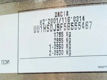 DACIA DUSTER   FAB 12-2016   1.5 DIESEL 110CP