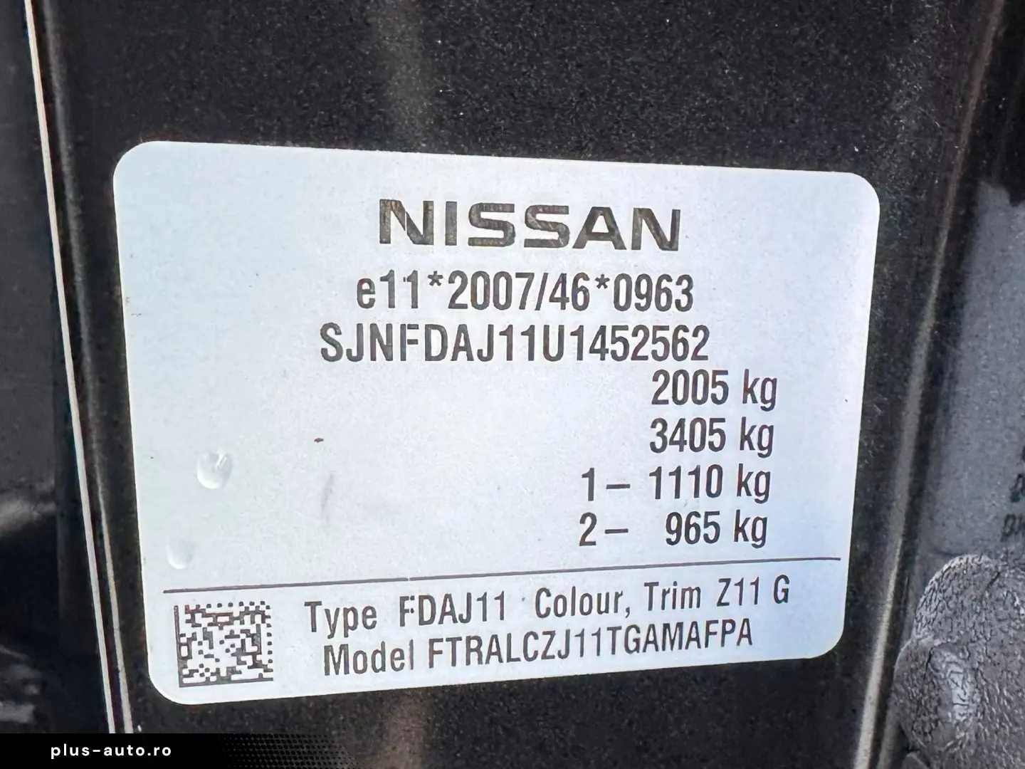 NISSAN QASHQAI   FAB 08.2015  1.6 DIESEL 131CP