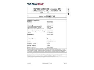 MERCEDES-BENZ E 53 AMG Hybrid 4M DYNAMIC 21´´-PERFOR&hellip;