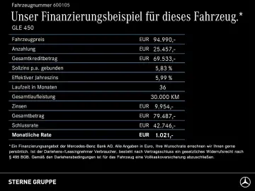 MERCEDES-BENZ GLE 450 d 4M Coupé AMG SHZ PANO LED MB&hellip;