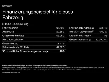 MERCEDES-BENZ S 450 e lang AMG Pano Nappa 4 Massage &hellip;