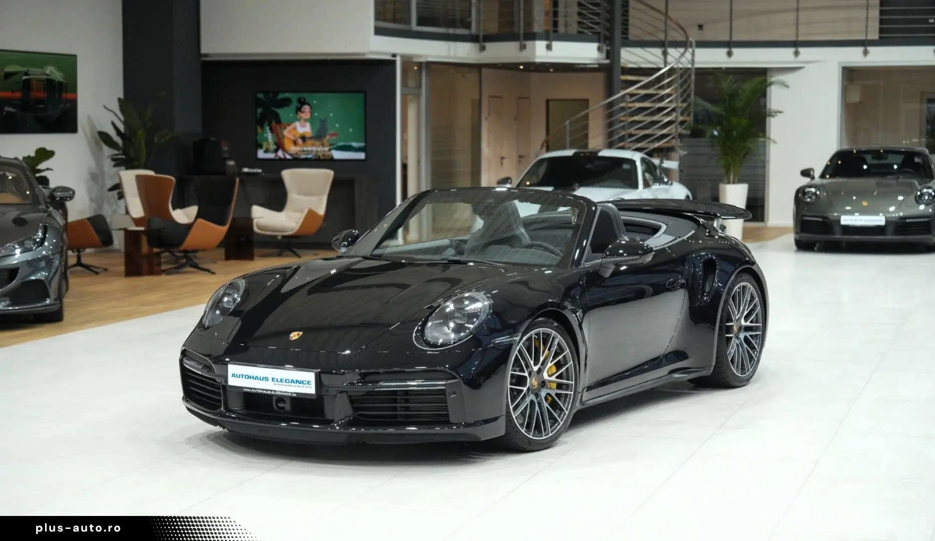 PORSCHE 911 Turbo S Cabrio SPORTABGAS CARBON LIFT 1.HAND