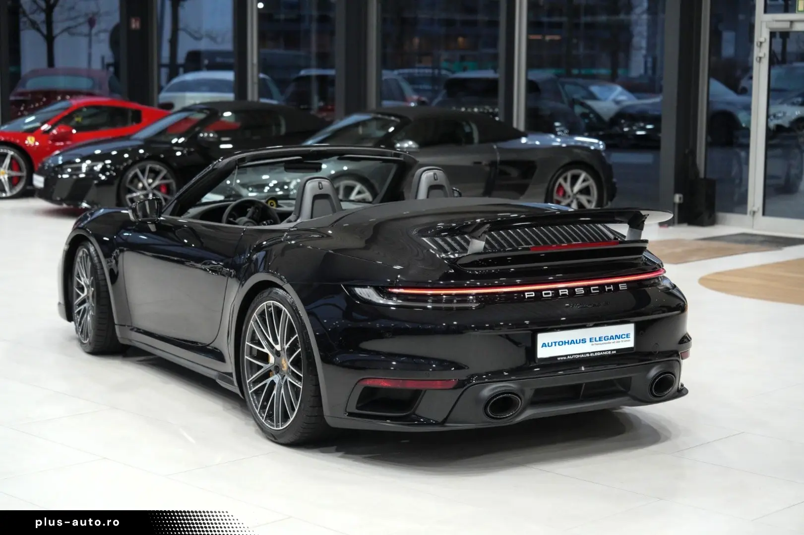 PORSCHE 911 Turbo S Cabrio SPORTABGAS CARBON LIFT 1.HAND
