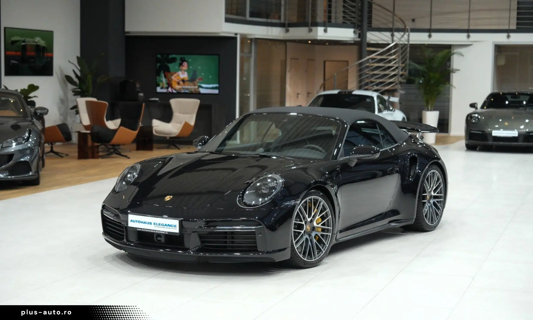 PORSCHE 911 Turbo S Cabrio SPORTABGAS CARBON LIFT 1.HAND