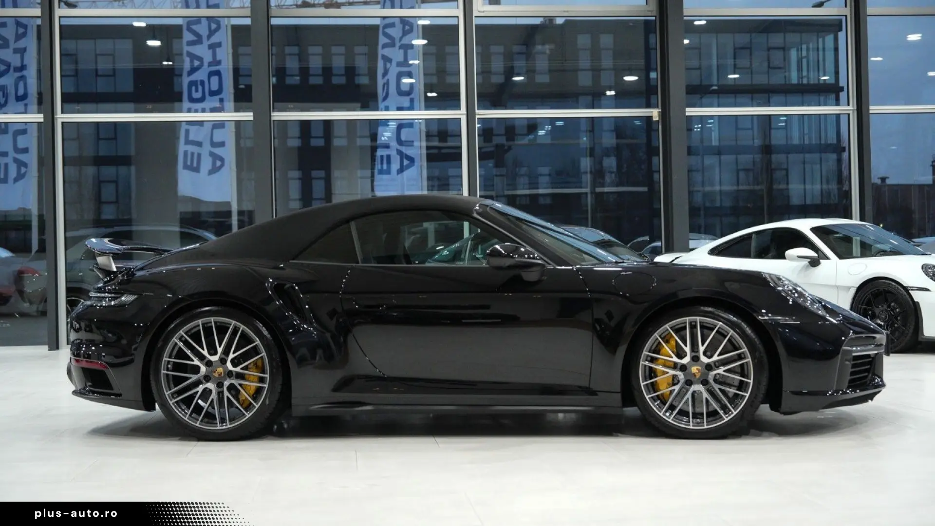 PORSCHE 911 Turbo S Cabrio SPORTABGAS CARBON LIFT 1.HAND