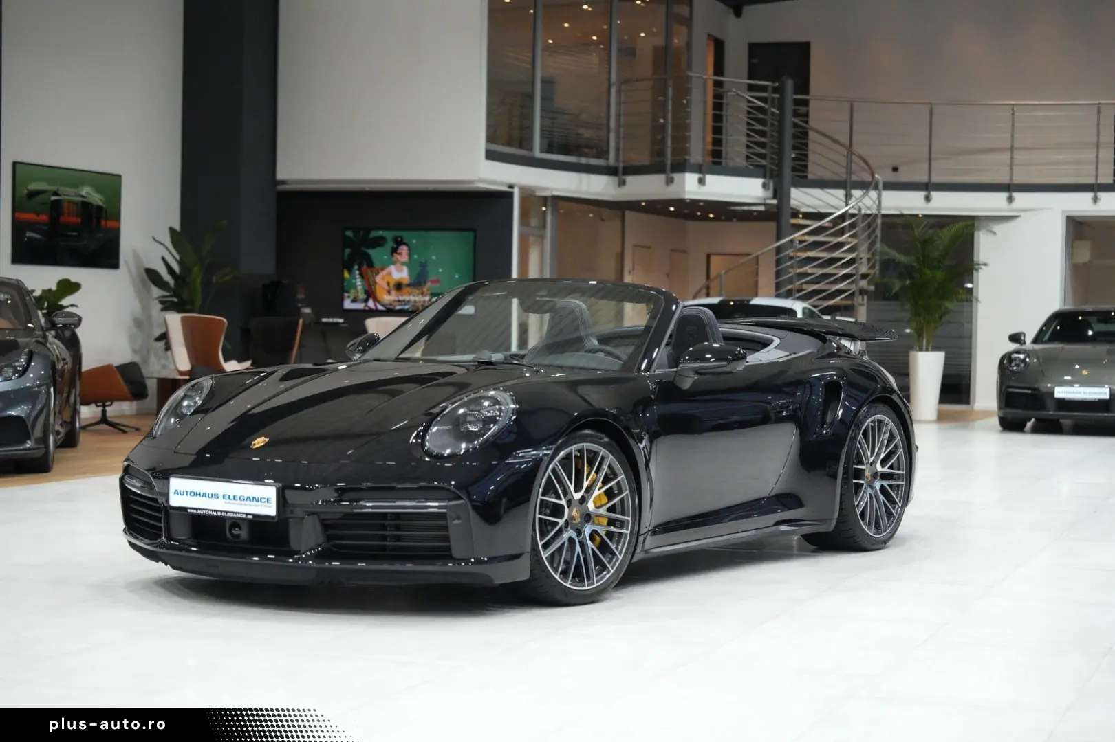 PORSCHE 911 Turbo S Cabrio SPORTABGAS CARBON LIFT 1.HAND