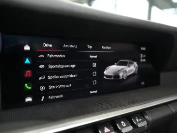 PORSCHE 911 Turbo S Cabrio SPORTABGAS CARBON LIFT 1.HAND