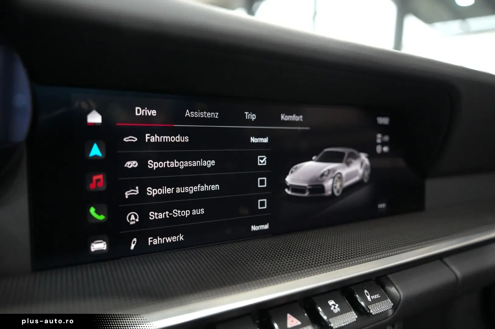 PORSCHE 911 Turbo S Cabrio SPORTABGAS CARBON LIFT 1.HAND