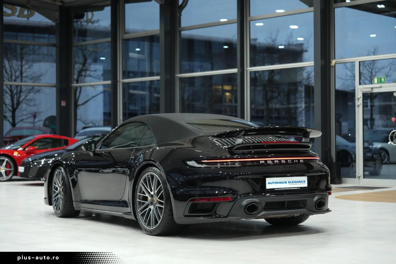 PORSCHE 911 Turbo S Cabrio SPORTABGAS CARBON LIFT 1.HAND