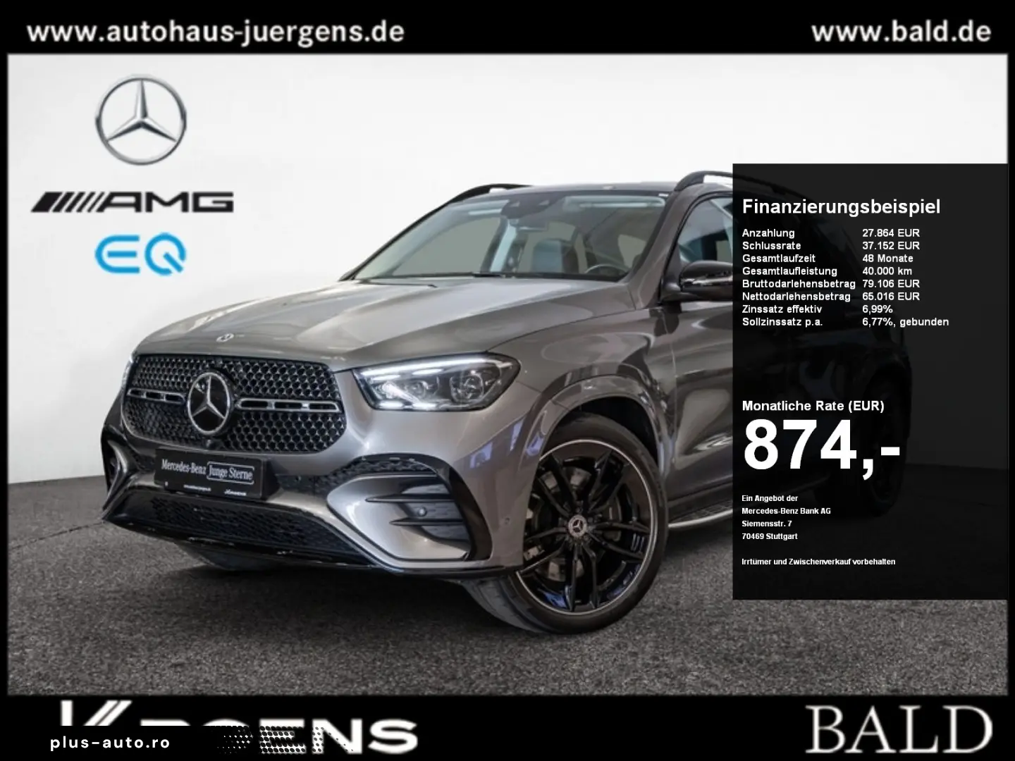 MERCEDES-BENZ GLE 450 d 4M AMG-Sport Pano Distr Nigh&hellip;