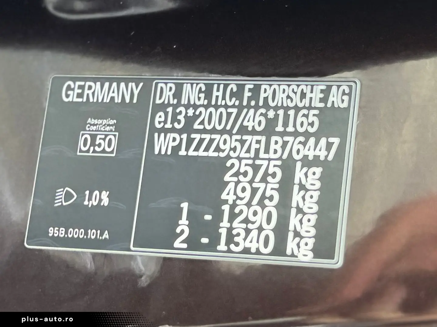 PORSCHE MACAN-S  FAB 10.2014   3.0 DIESEL 258CP