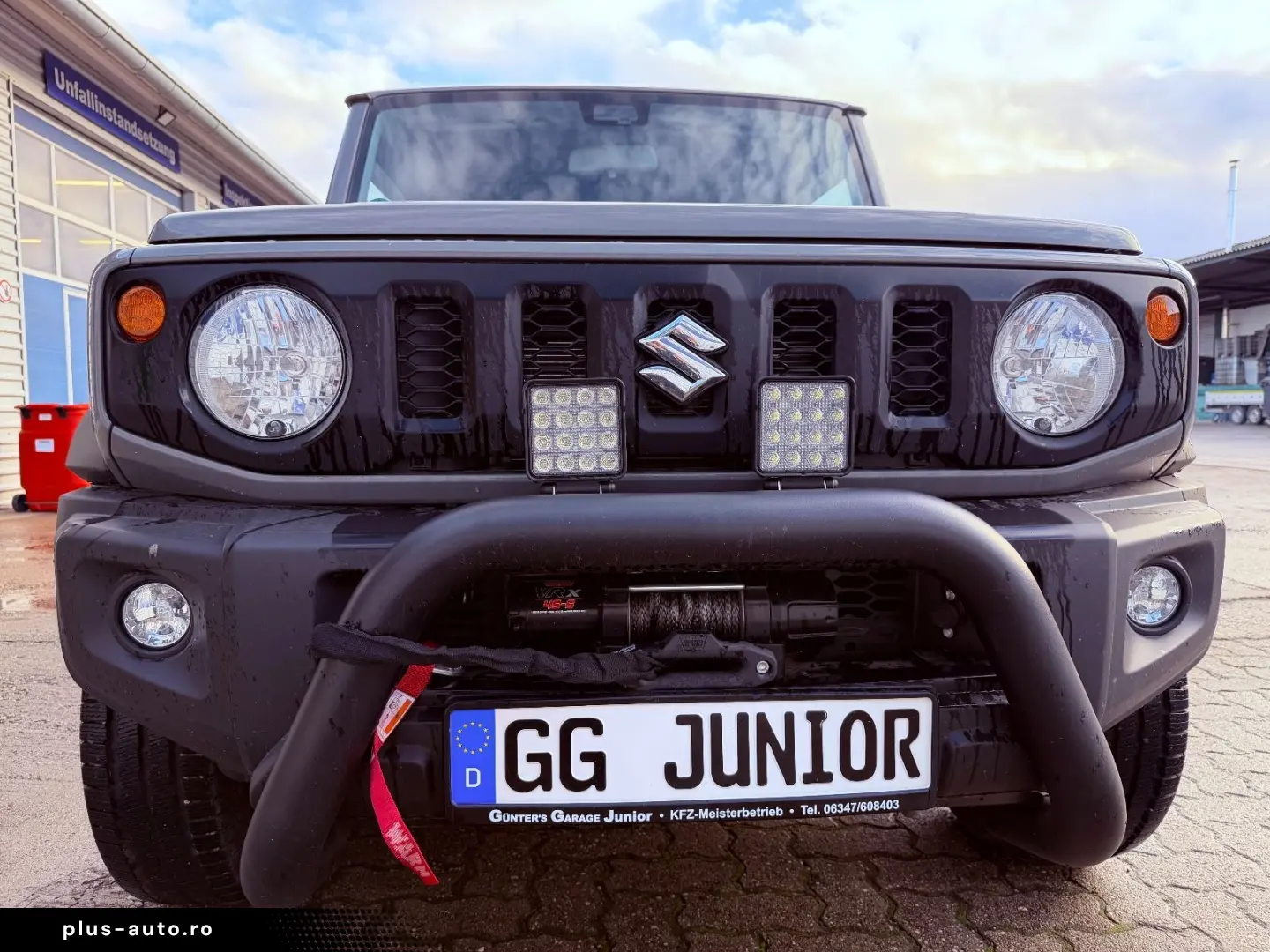 SUZUKI Jimny Seilwinde Rammschutz AHK