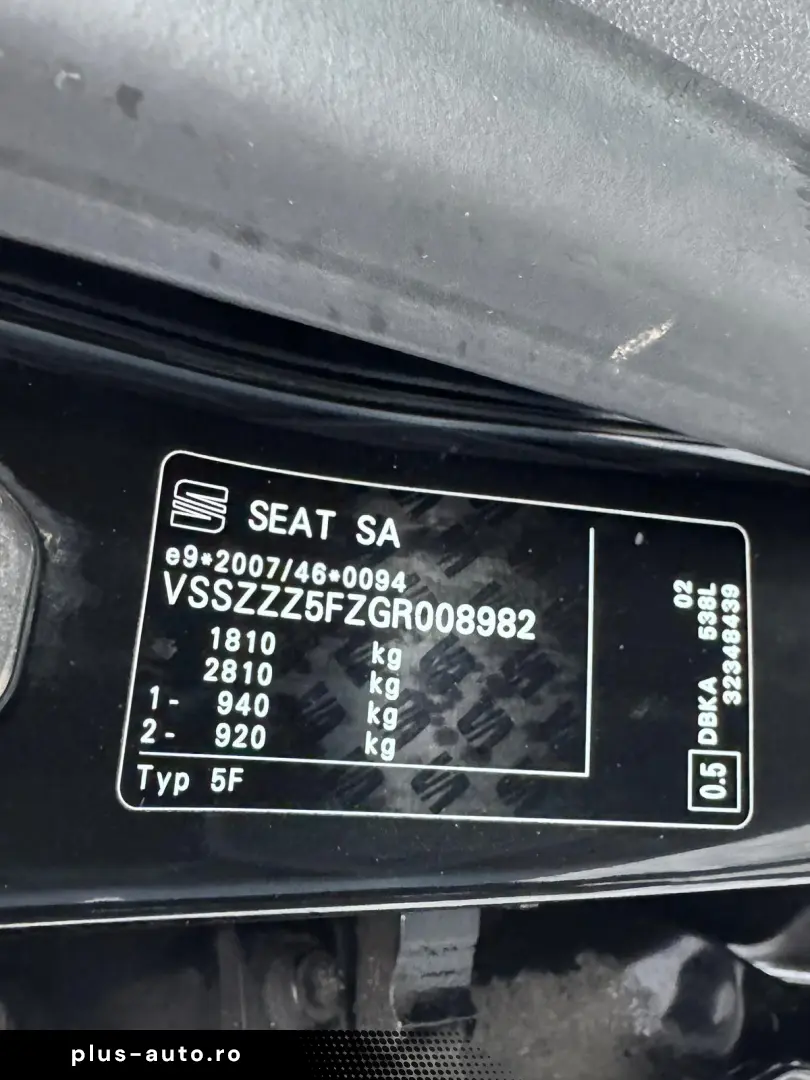 SEAT LEON   1.6 DIESEL 110CP   Fab 05.2016