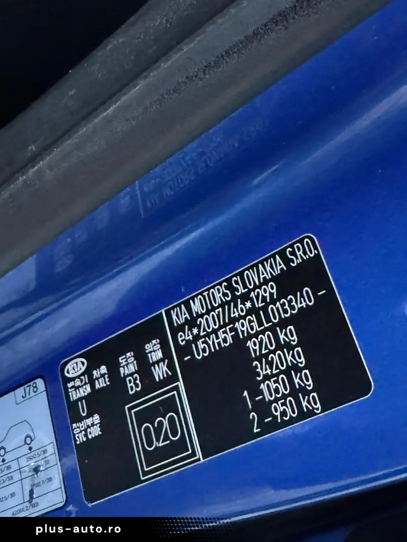 KIA X-CEED  1.6 DIESEL 136CP   FAB 09.2020   EURO 6