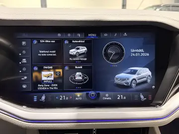 VW Touareg Int. Alb Panoramic IQ Light Masaj Ventilatie