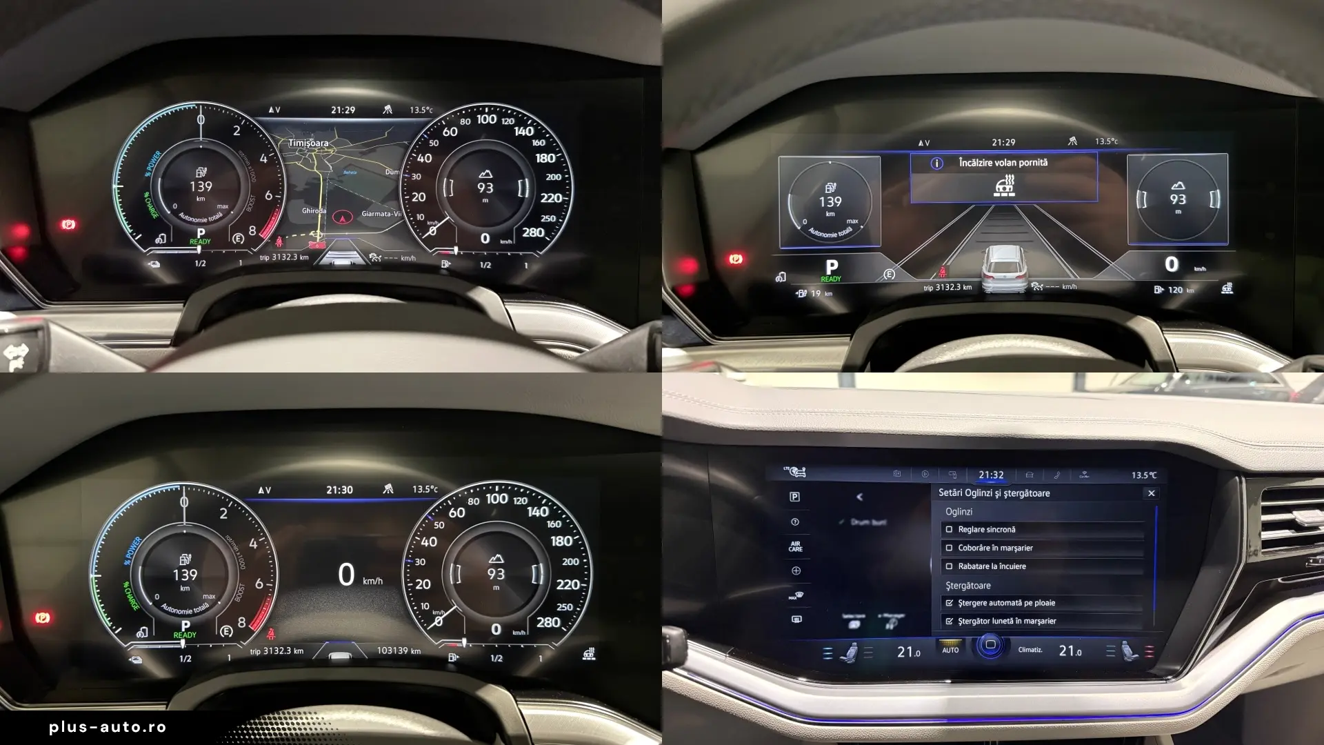 VW Touareg Int. Alb Panoramic IQ Light Masaj Ventilatie