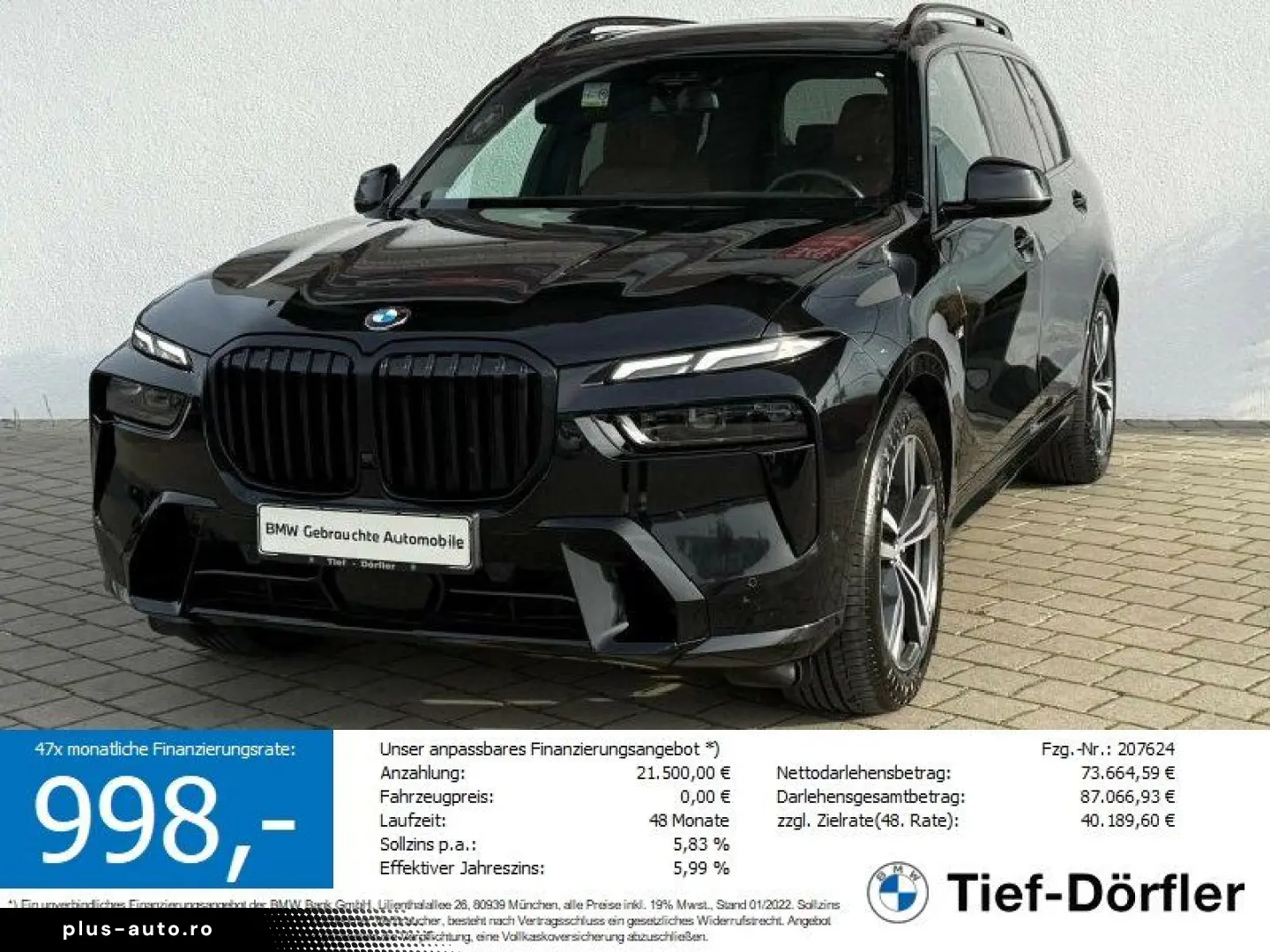 BMW X7 xDrive40d SAG M Sport AHK SHZ MASS PanoSky
