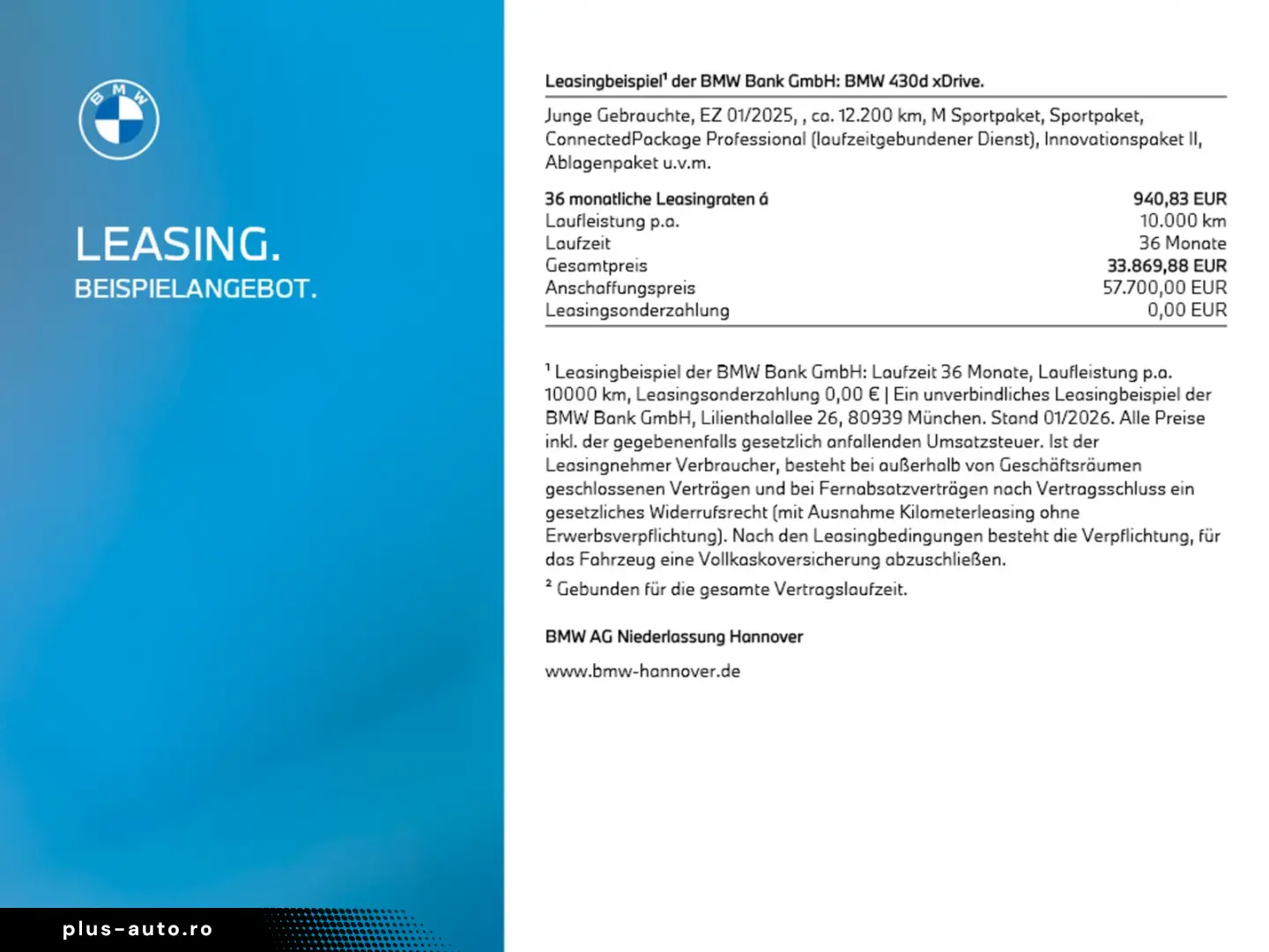 BMW 430d xDrive Coupé M Sport Harman K Kamera LED