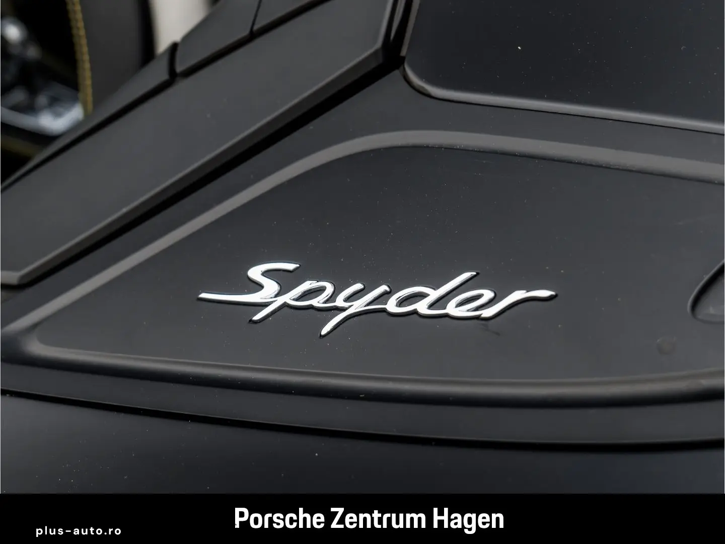 PORSCHE 718 Spyder BOSE Rückfahrkamera  Sportabgas LED