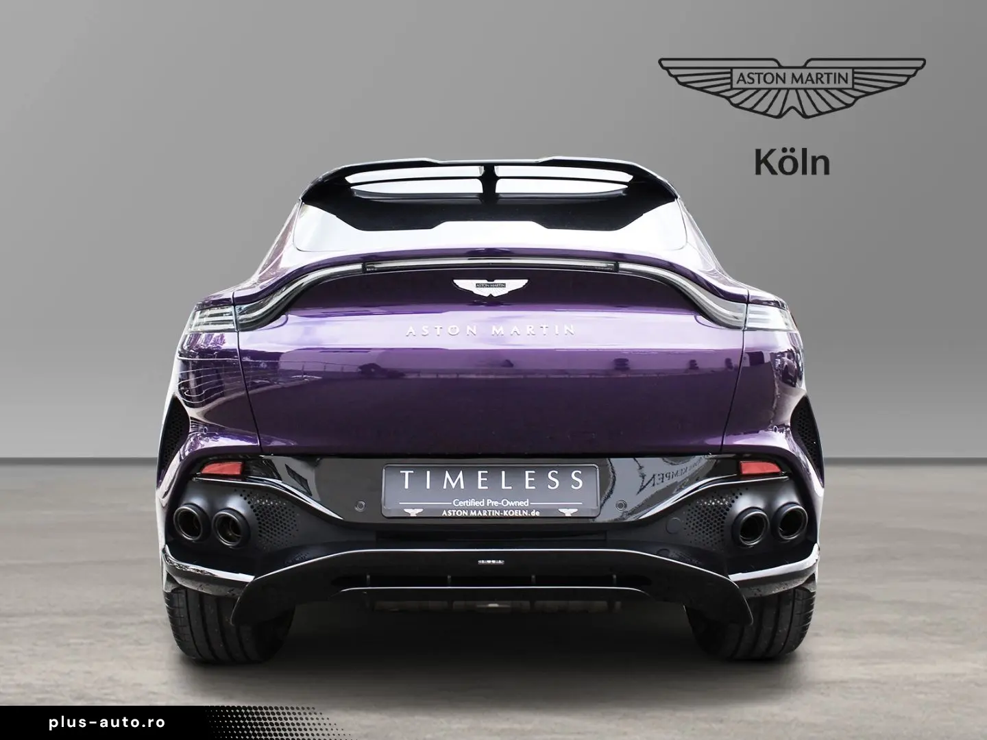ASTON MARTIN DBX 707 Storm Purple Onyx Black
