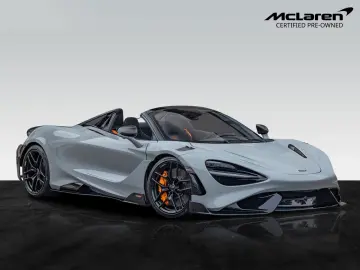 MCLAREN 765LT Spider   MSO Dove Grey   Carbon Exterior
