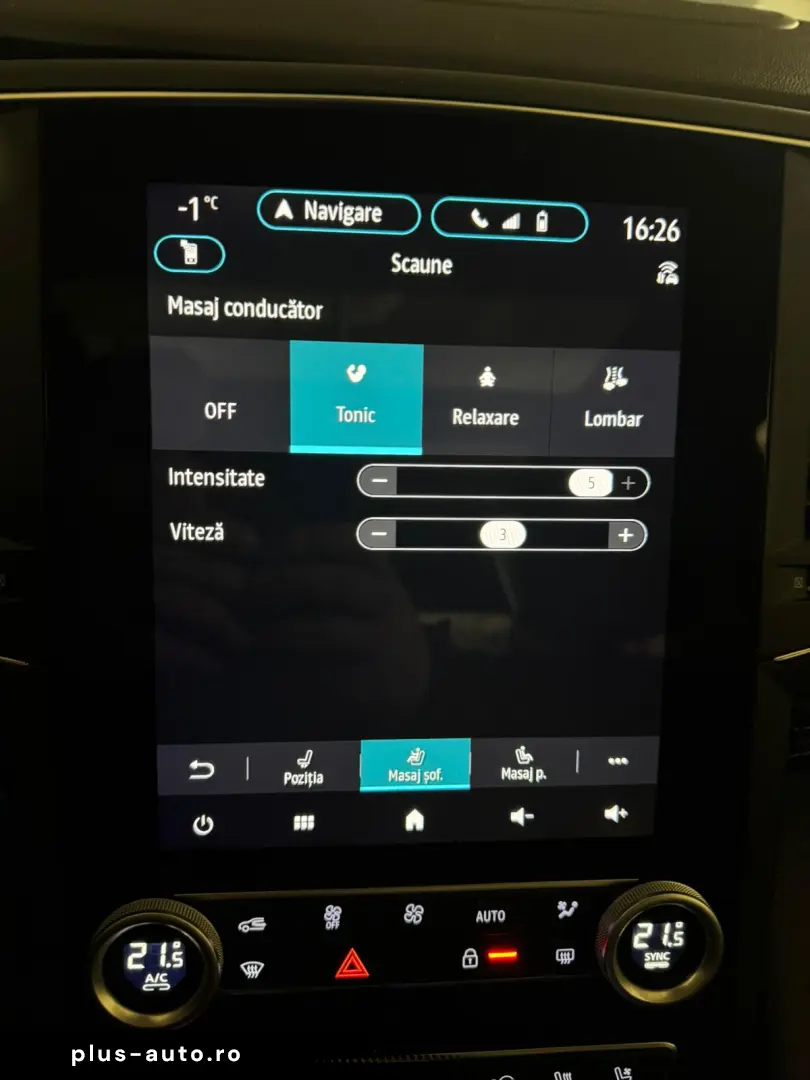 Talisman 2.0 dci 190 CP -2021- Matrix  Volan incalzit  Masaj