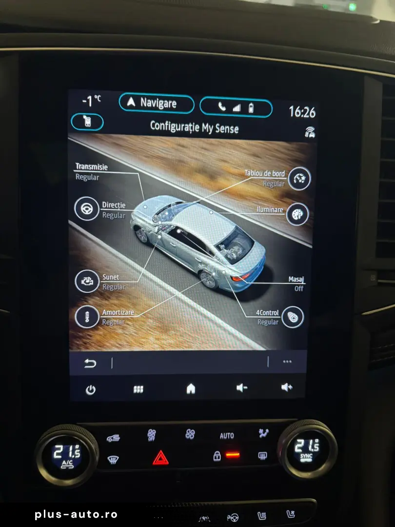 Talisman 2.0 dci 190 CP -2021- Matrix  Volan incalzit  Masaj