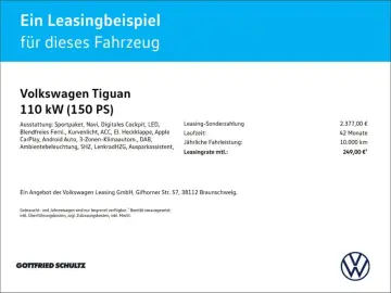 VW Tiguan 1.5 TSI Elegance DSG   Navi   IQ.Light