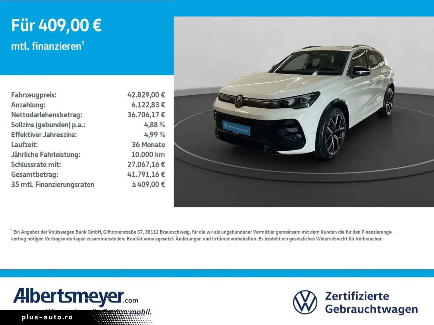 VW Tiguan 2.0 TSI 4Motion R-Line  DSG ACC NAVI LM