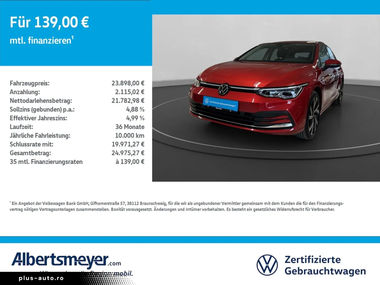 VW Golf VIII 1.5 eTSI Style  DSG NAVI LED LM ZV ACC