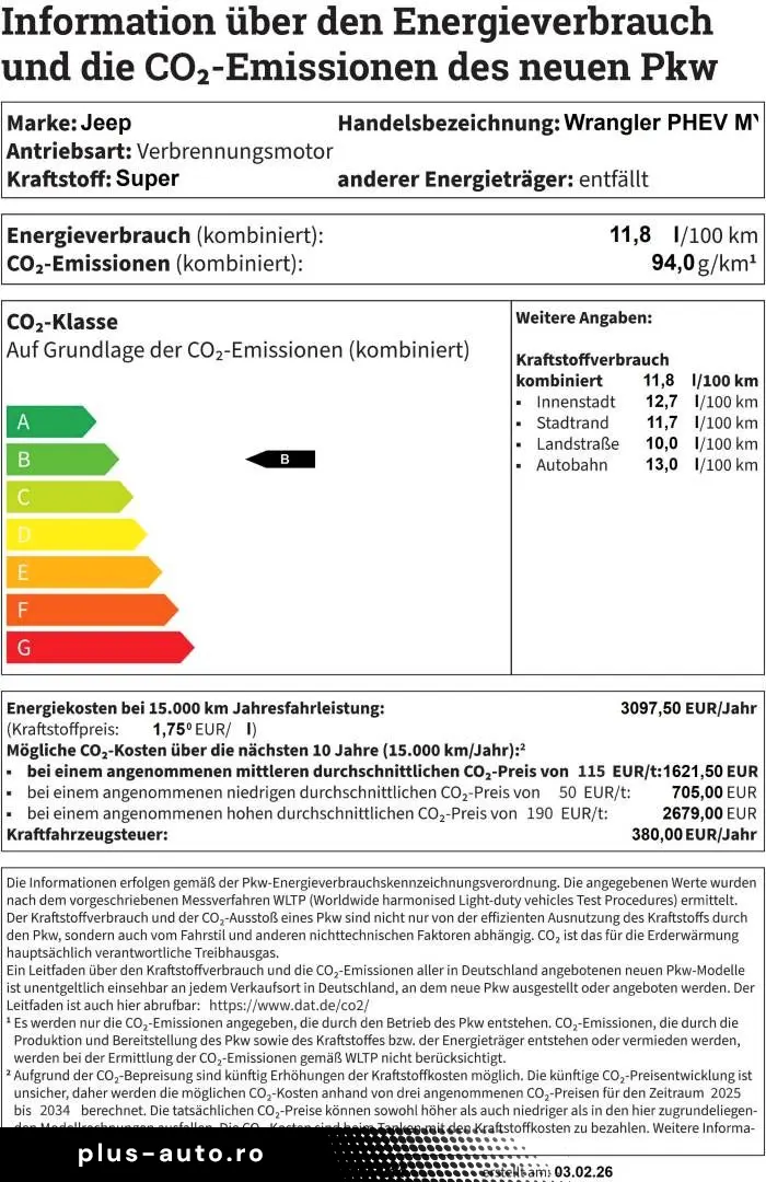 JEEP Wrangler PHEV MY23 Rubicon  ALLRAD OFFROAD KAMER