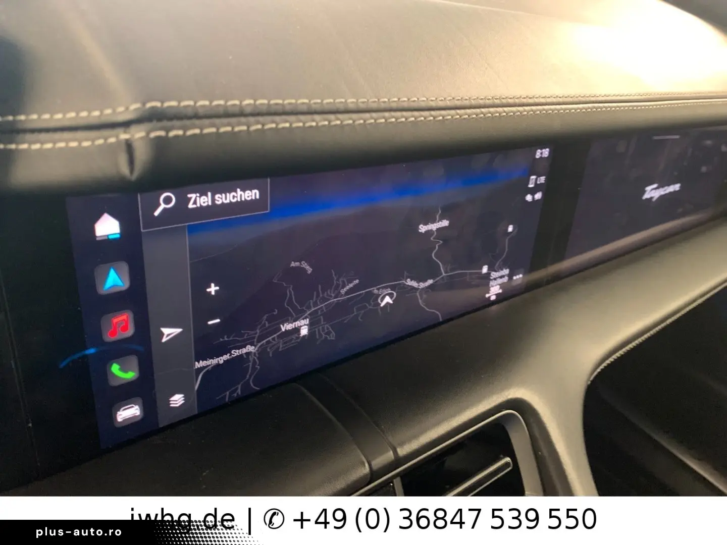 PORSCHE Taycan Turbo 21  HeadUp Pano Passenger-Display
