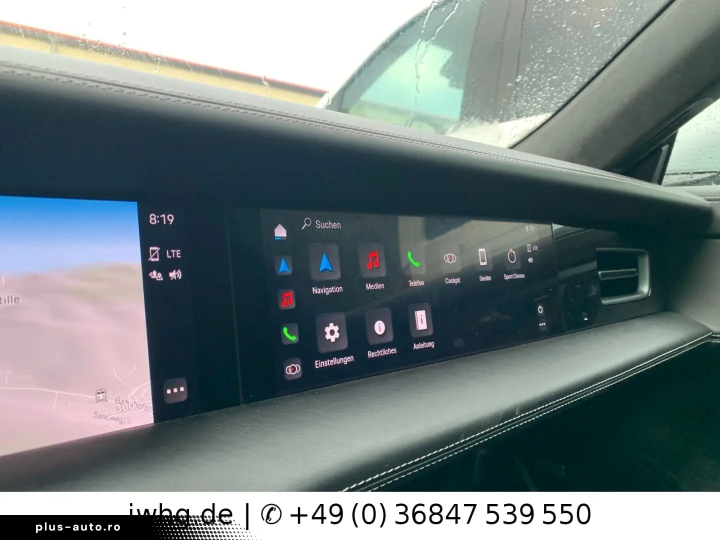 PORSCHE Taycan Turbo 21  HeadUp Pano Passenger-Display