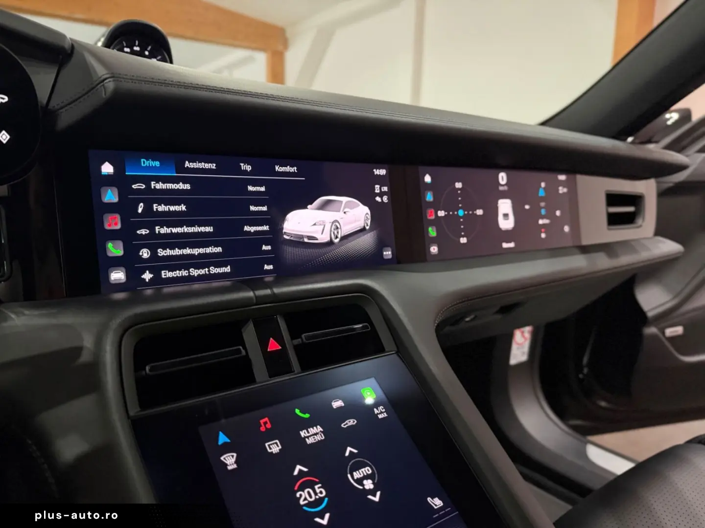 PORSCHE Taycan 4 S Beifahrer Display PSCB 360  Head Up