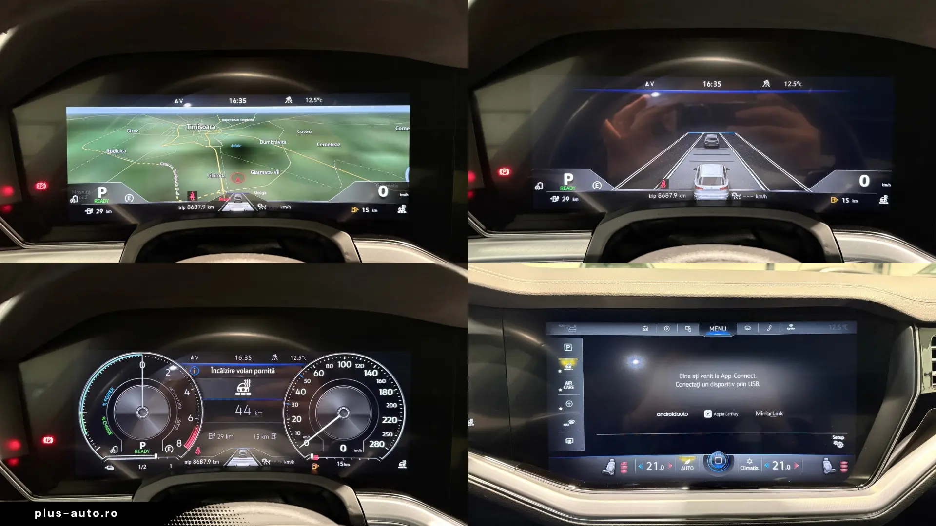 VW Touareg Panoramic Cockpit LED Scaune Electrice Dynaudio