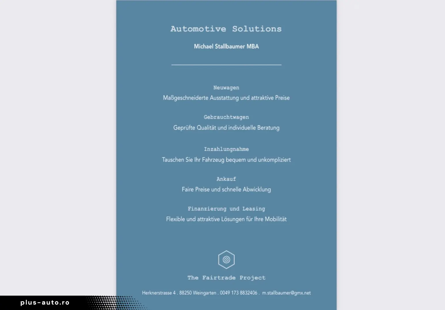 PORSCHE CayenneCoupe. SportDesign HA Lenk. Standh. InnoD