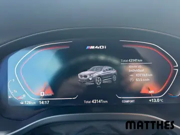 BMW X4 M40i xDrive Innovations-Paket Sonnenschutzver