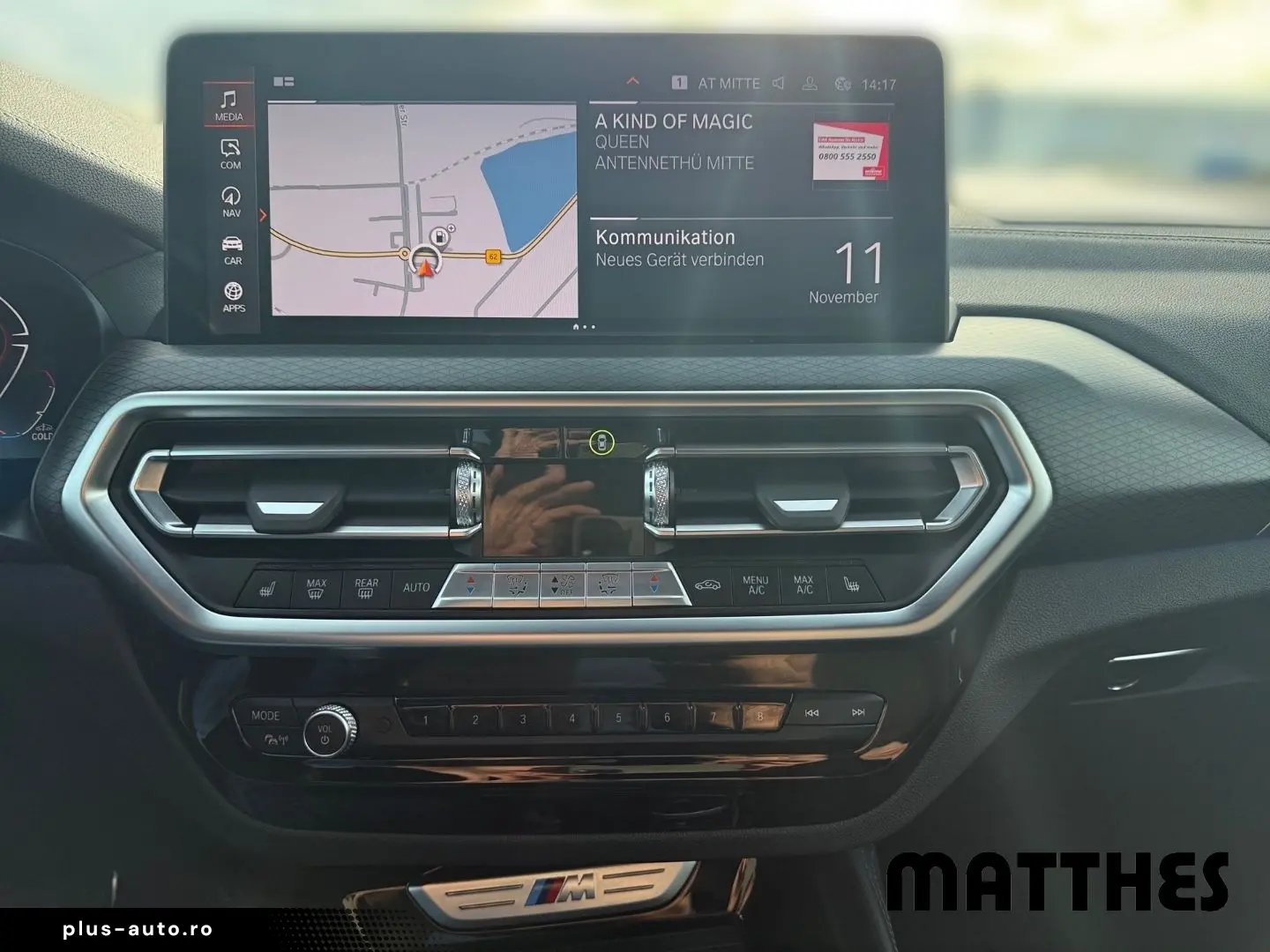 BMW X4 M40i xDrive Innovations-Paket Sonnenschutzver