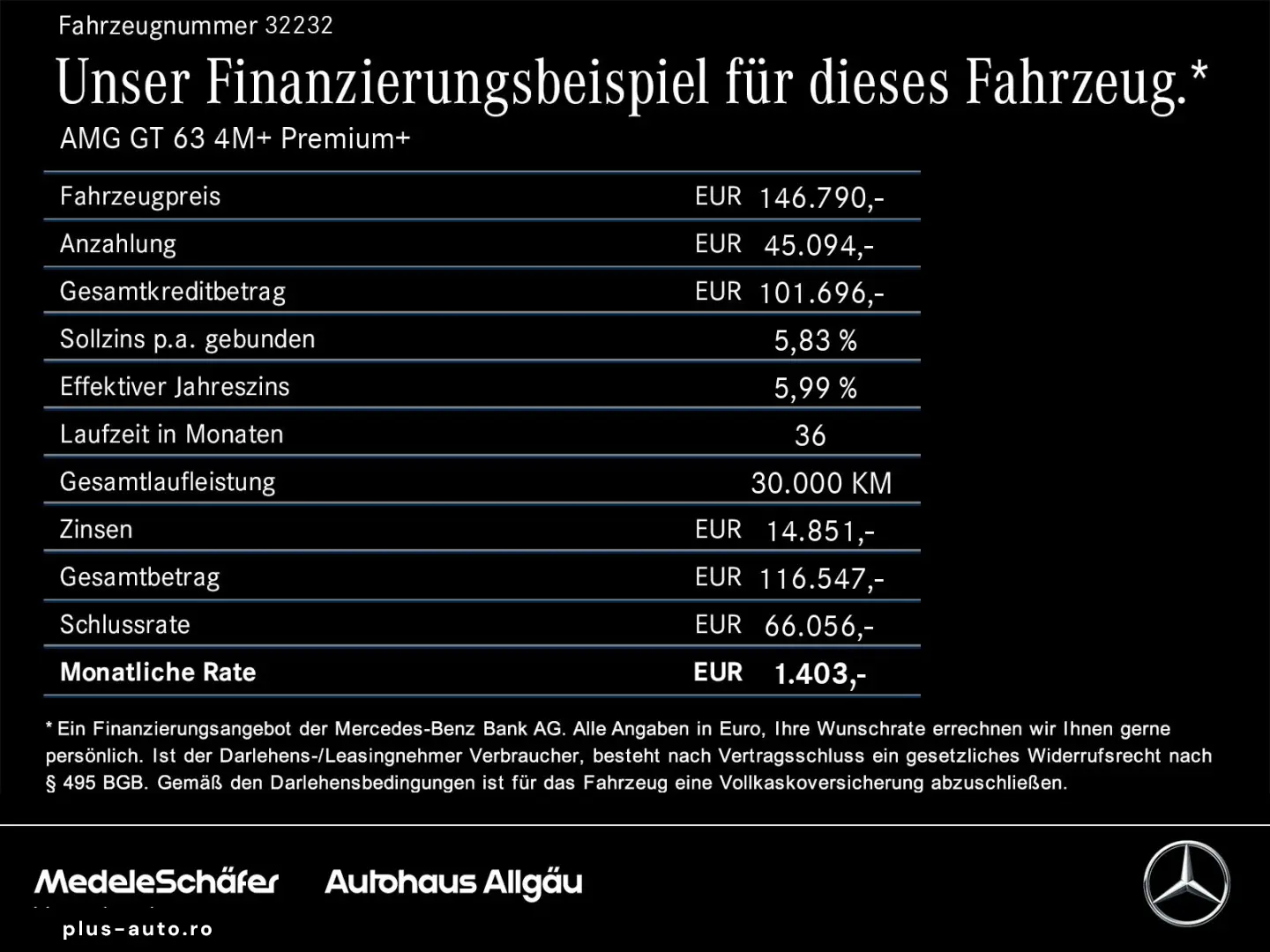 MERCEDES-BENZ AMG GT 63 4M  Premium  21  PerfSitz MA&hellip;