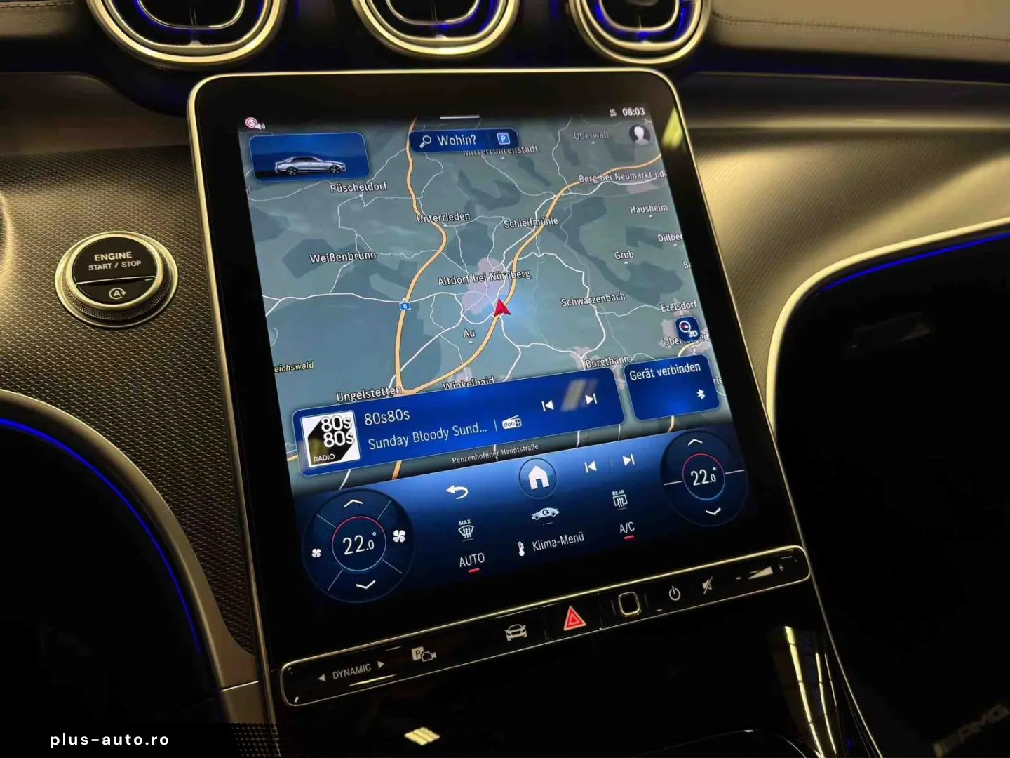 MERCEDES-BENZ C 300 AMG AHK Totwinkel Pano-SHD MEM 360