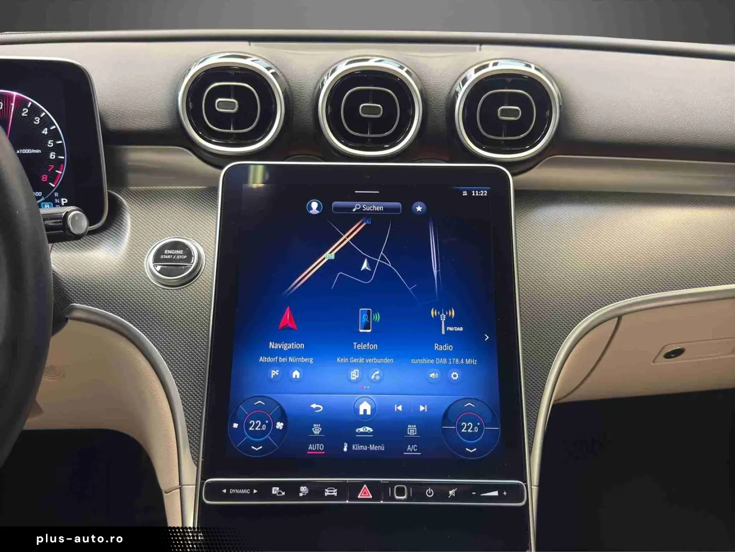 MERCEDES-BENZ C 300 e Avantgarde Spurhalte Kam Leder Beige