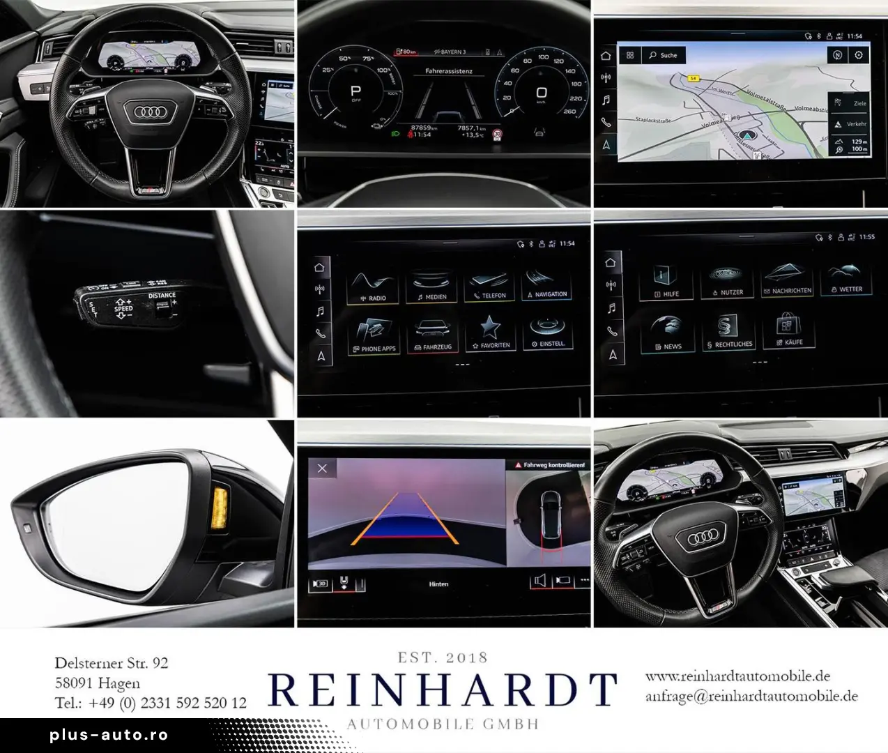 AUDI E-TRON 55 2x S LINE BLACK MATRIX ACC PANO 360