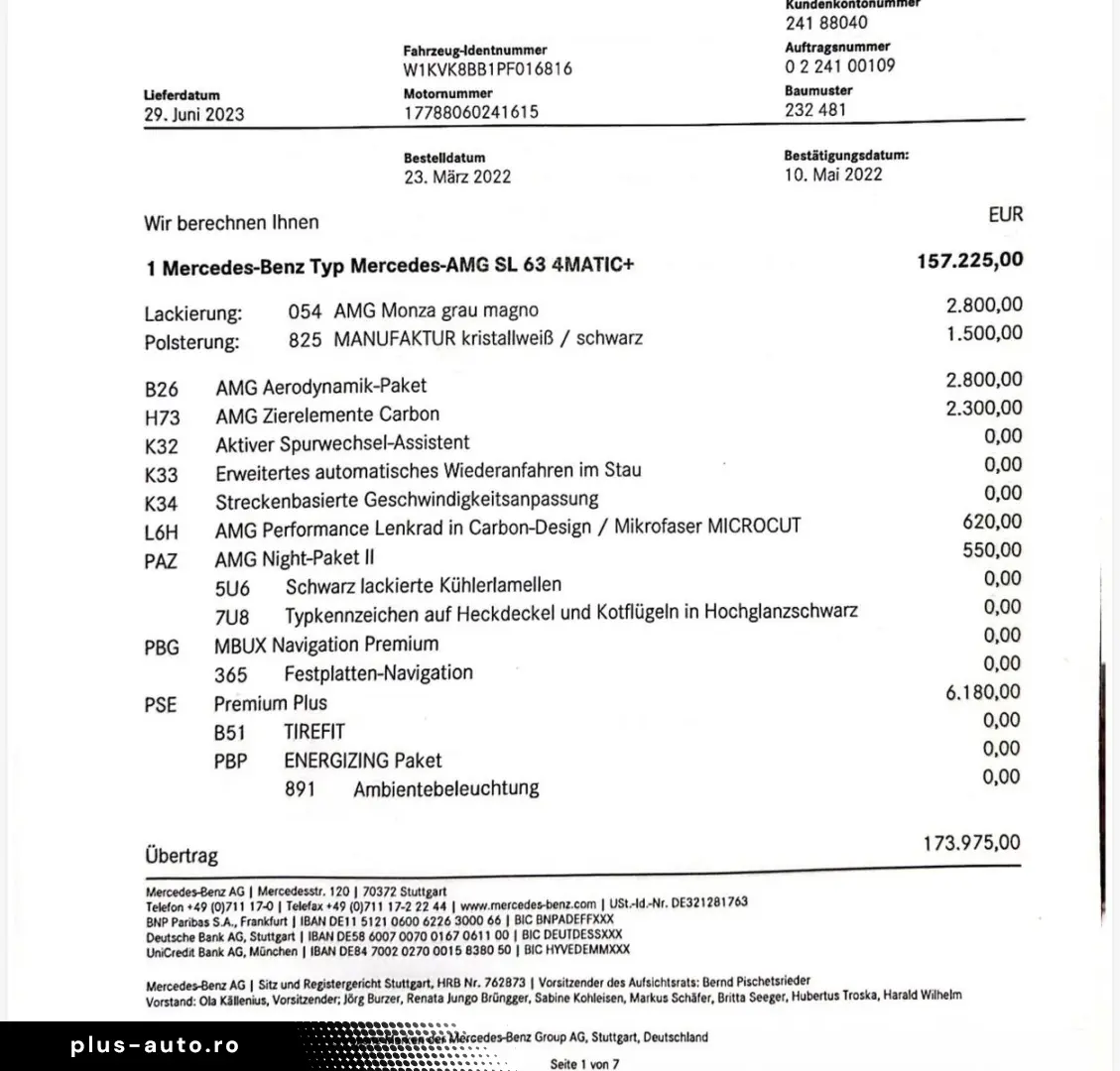 MERCEDES-BENZ SL 63 AMG 4Matic 1H Carbon Keramik MB &hellip;