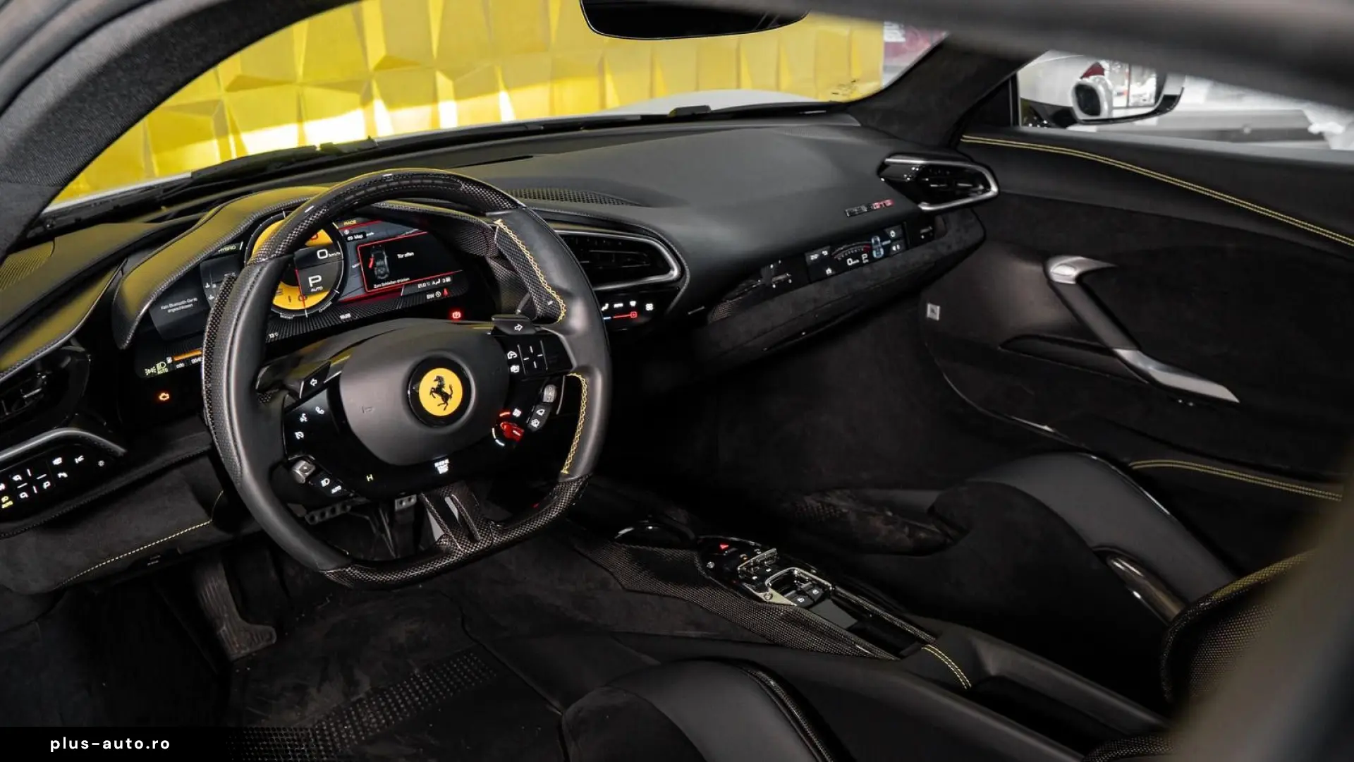 FERRARI 296 GTB  RACING SEAT PASSENGER DISPLAY CARBON