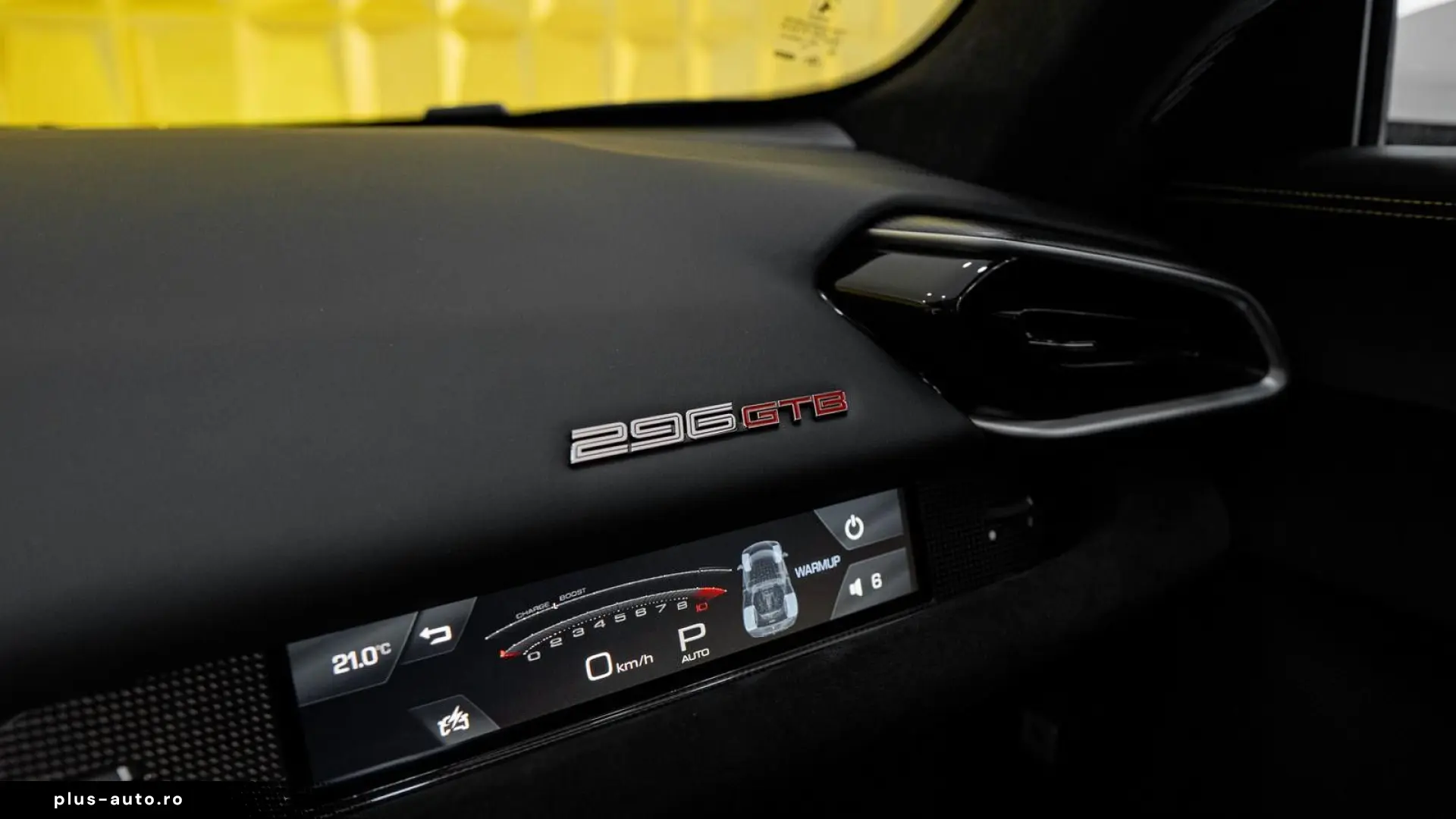 FERRARI 296 GTB  RACING SEAT PASSENGER DISPLAY CARBON