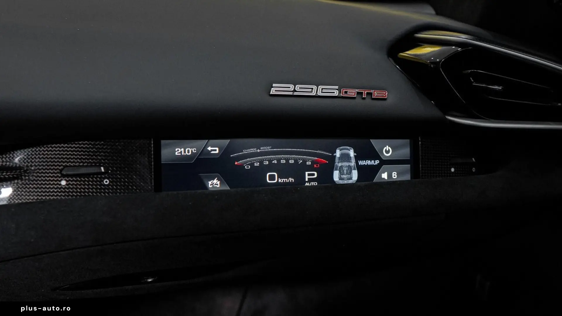 FERRARI 296 GTB  RACING SEAT PASSENGER DISPLAY CARBON