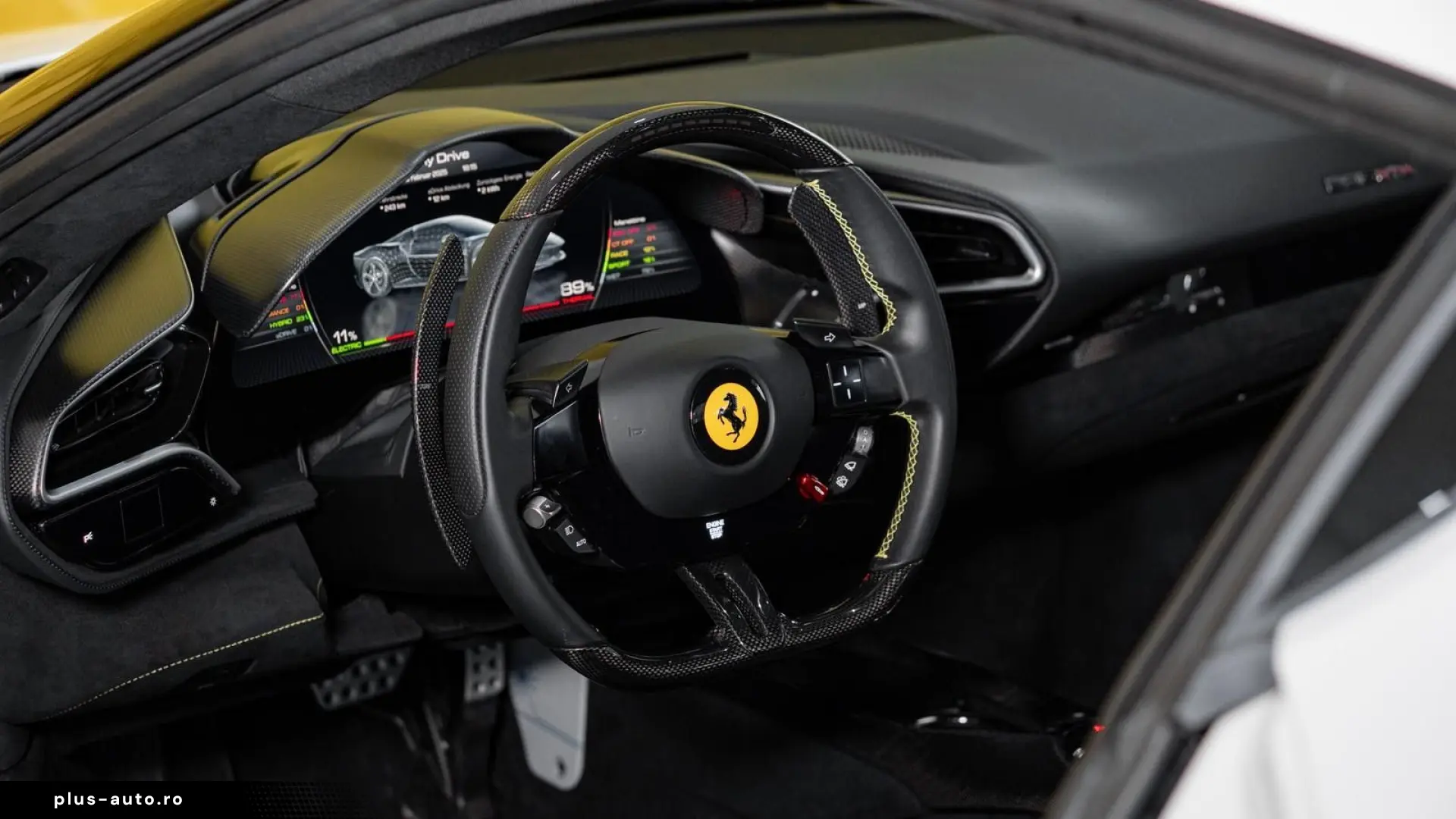 FERRARI 296 GTB  RACING SEAT PASSENGER DISPLAY CARBON