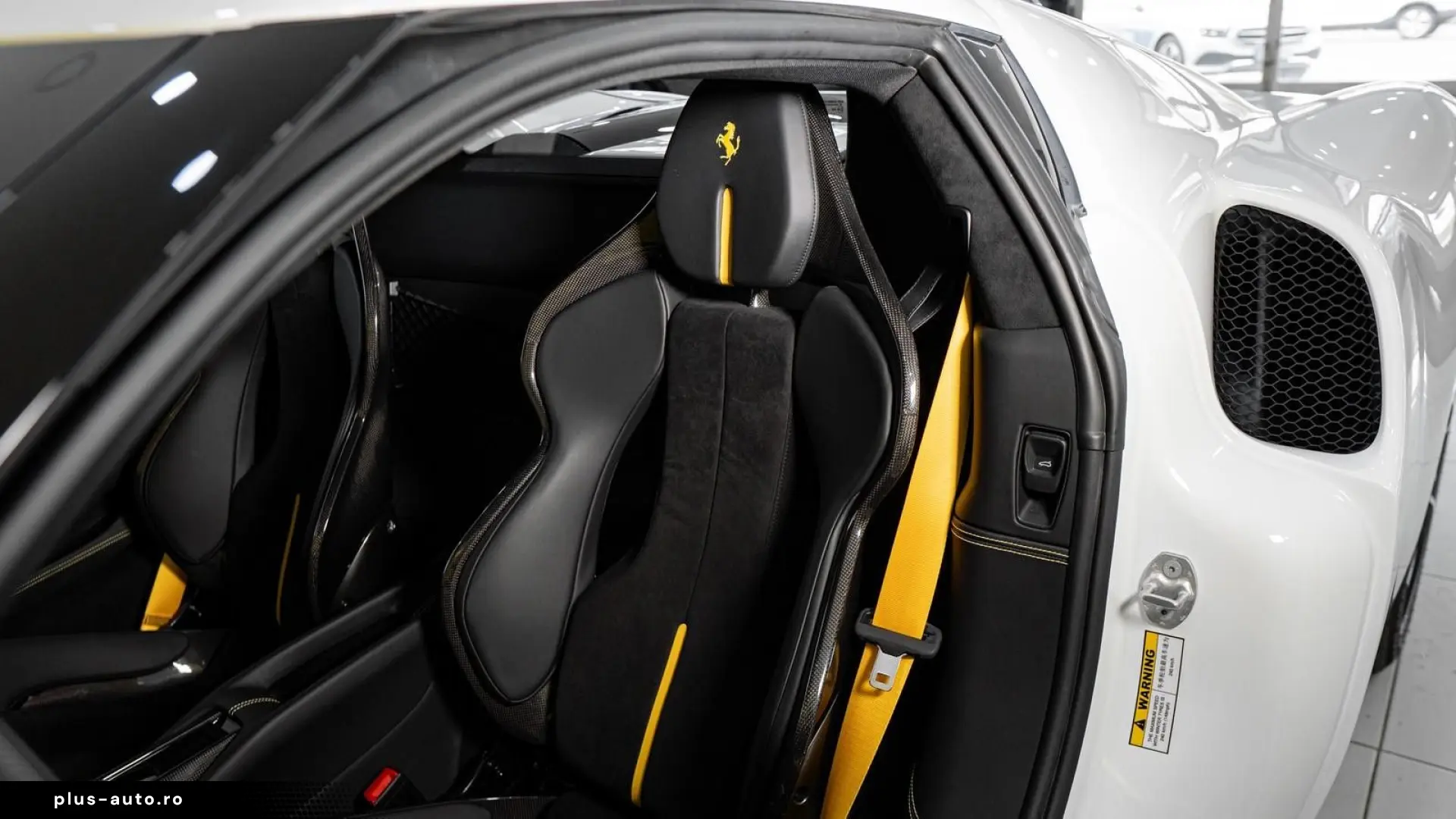 FERRARI 296 GTB  RACING SEAT PASSENGER DISPLAY CARBON