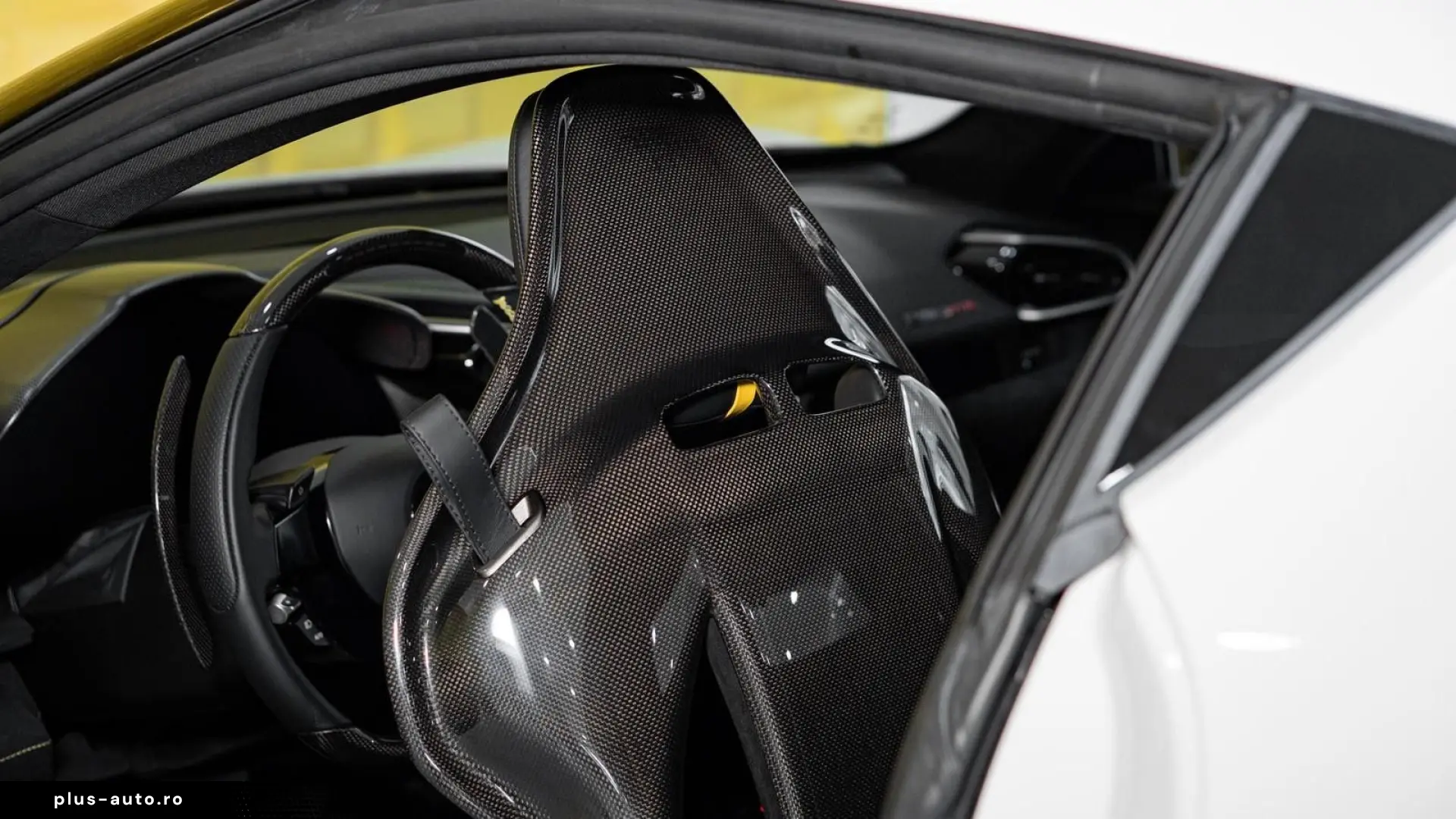 FERRARI 296 GTB  RACING SEAT PASSENGER DISPLAY CARBON